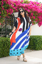 Load image into Gallery viewer, Colorful kaftan dress