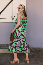 Load image into Gallery viewer, bow back tropical dress