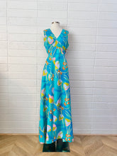 Load image into Gallery viewer, Vintage Tulip PrintMaxi Tent Dress - Up to Size 12