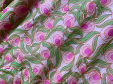 Load image into Gallery viewer, Vintage Sheer Sleeve Floral Mini Dress Size 4