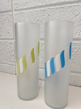 Load image into Gallery viewer, Libbey Candy Stripe Tumblers Pastel Set of Two