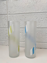Load image into Gallery viewer, Libbey Candy Stripe Tumblers Pastel Set of Two