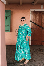 Load image into Gallery viewer, Soozie Dress in Paradise Palms