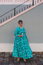 Load image into Gallery viewer, Soozie Dress in Paradise Palms