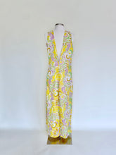Load image into Gallery viewer, Vintage Yellow Sleeveless Jumpsuit - Size 4/6