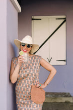 Load image into Gallery viewer, Sherry Baby Sheath in Toffee Geo