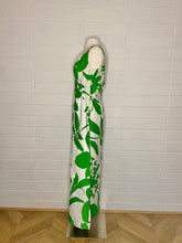 Load image into Gallery viewer, Vintage Green Floral Maxi Dress - Size 6/8