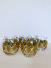 Load image into Gallery viewer, Seven MCM Irene Pasinski Avocado & Gold Glass Cocktail Glasses