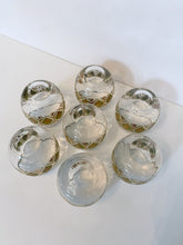 Load image into Gallery viewer, Seven MCM Irene Pasinski Avocado & Gold Glass Cocktail Glasses