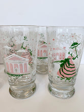 Load image into Gallery viewer, 1960s Libbey Southern Belle Plantation Glasses Set Of Eight