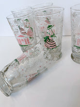 Load image into Gallery viewer, 1960s Libbey Southern Belle Plantation Glasses Set Of Eight