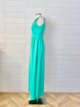 Load image into Gallery viewer, Vintage Green Maxi Cocktail Dress Size 4