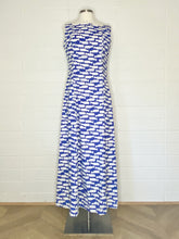 Load image into Gallery viewer, nautical whale print maxi dress