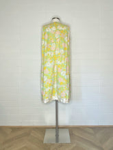 Load image into Gallery viewer, Vintage Floral with Silk Trim Tent Dress with Pockets - Size M