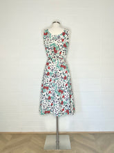 Load image into Gallery viewer, Vintage Spotted Floral Fit and Flare Dress - Size 6/8
