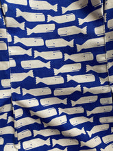 Load image into Gallery viewer, 1960's Hand Sewn Whale Print Nautical Maxi Dress - Size 6