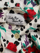 Load image into Gallery viewer, Vintage Spotted Floral Fit and Flare Dress - Size 6/8
