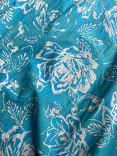 Load image into Gallery viewer, Vintage Lord & Taylor Aqua Floral Gown - Size 6/8