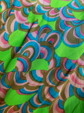 Load image into Gallery viewer, Vintage Groovy Printed Short Sleeve Sheath Dress - Size 4/6