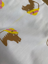 Load image into Gallery viewer, Vintage Vested Gentress Horse in Hat Sundress - Size 6