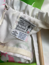 Load image into Gallery viewer, Vintage Vested Gentress Ruffle Neck Hummingbird Dress - Size 6/8