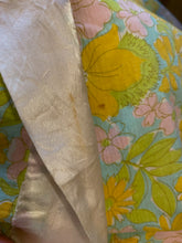 Load image into Gallery viewer, Vintage Floral with Silk Trim Tent Dress with Pockets - Size M