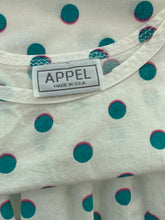 Load image into Gallery viewer, 80's Drop Waist Polka Dot Dress - Size 6/8
