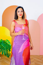 Load image into Gallery viewer, colorful midi dress