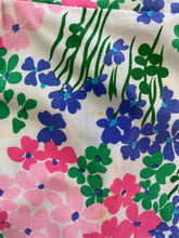 Load image into Gallery viewer, Vintage Preppy Floral Cotton Dress - Size 8/10
