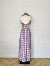 Load image into Gallery viewer, plaid halter dress