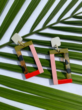 Load image into Gallery viewer, colorblock earrings