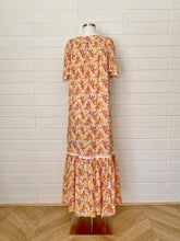 Load image into Gallery viewer, Vintage Jungle Print Eyelet Trimmed Muumuu - Size M/L
