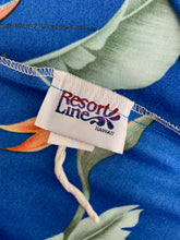 Load image into Gallery viewer, Vintage Tropical Print Wrap Sarong Dress