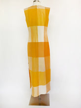 Load image into Gallery viewer, sleeveless plaid maxi dress