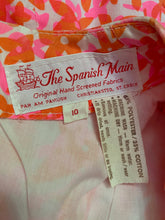 Load image into Gallery viewer, The Spanish Main Shift Dress with Pink and Red floral