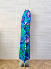 Load image into Gallery viewer, Vintage Ruffle Sleeve Maxi Dress with High Neck - Size 4/6
