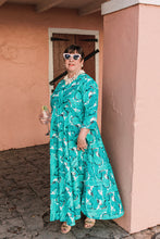 Load image into Gallery viewer, Soozie Dress in Paradise Palms
