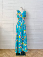 Load image into Gallery viewer, Vintage Tulip PrintMaxi Tent Dress - Up to Size 12

