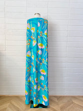 Load image into Gallery viewer, Vintage Tulip PrintMaxi Tent Dress - Up to Size 12
