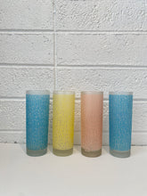 Load image into Gallery viewer, Vintage Colorful Textured Stripe Tumblers Set of 4
