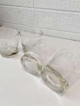 Load image into Gallery viewer, Set of 4 Vintage Etched Ship Rocks Glasses
