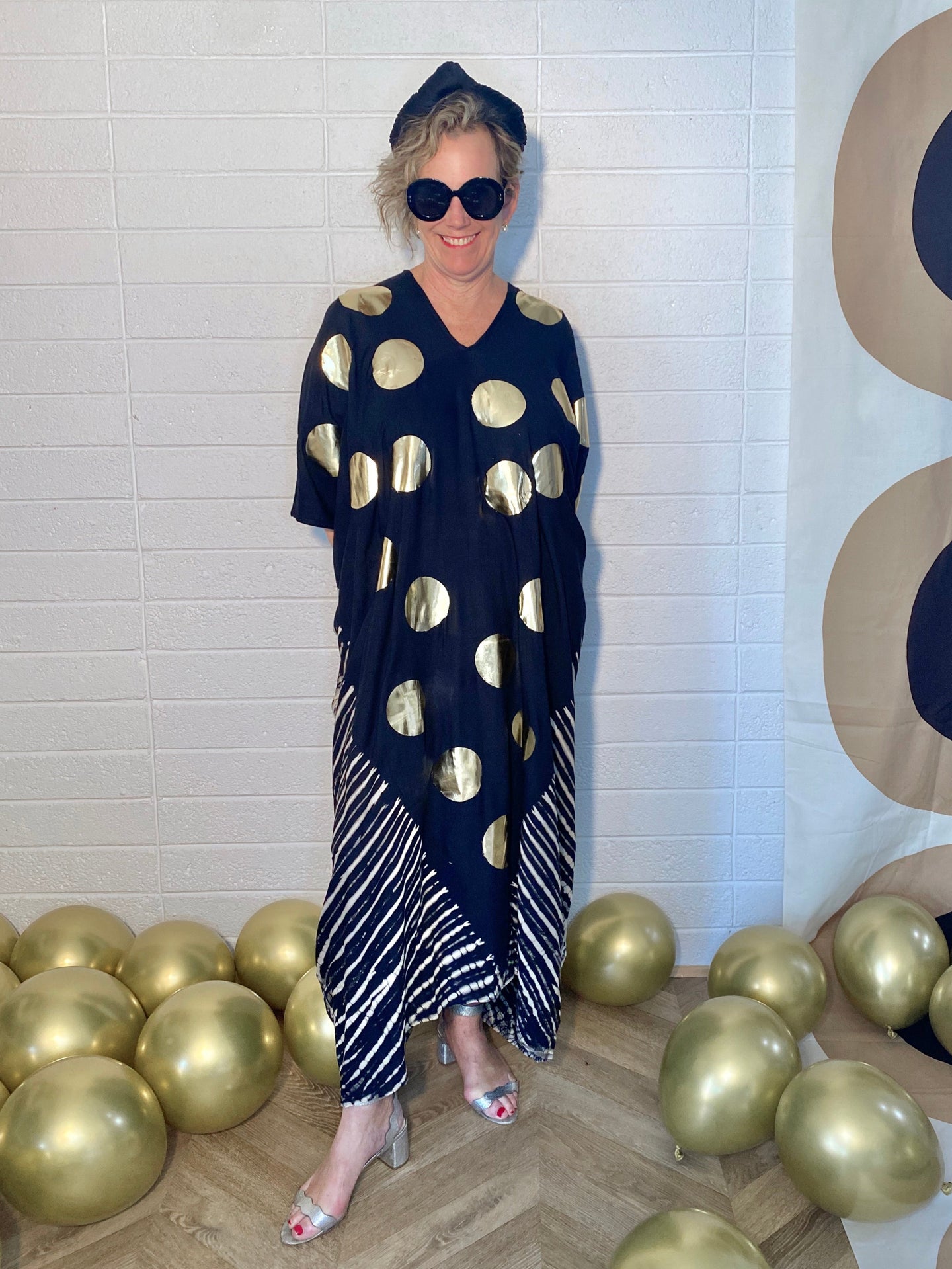 Gold Dot Kaftan