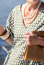 Load image into Gallery viewer, green leaf print dress
