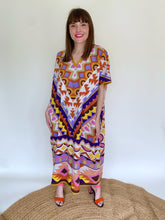 Load image into Gallery viewer, Kakee Kaftan in Colorful Aztec
