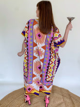 Load image into Gallery viewer, Kakee Kaftan in Colorful Aztec
