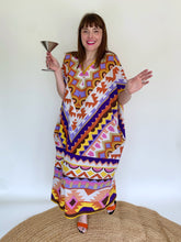 Load image into Gallery viewer, Kakee Kaftan in Colorful Aztec
