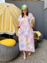 Load image into Gallery viewer, Jillian Kaftan in Lavender Oasis
