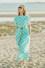 Load image into Gallery viewer, Wrap belt with summer maxi dress
