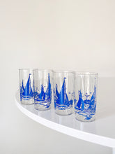 Load image into Gallery viewer, Set of 4 Vintage Sailboat Glasses
