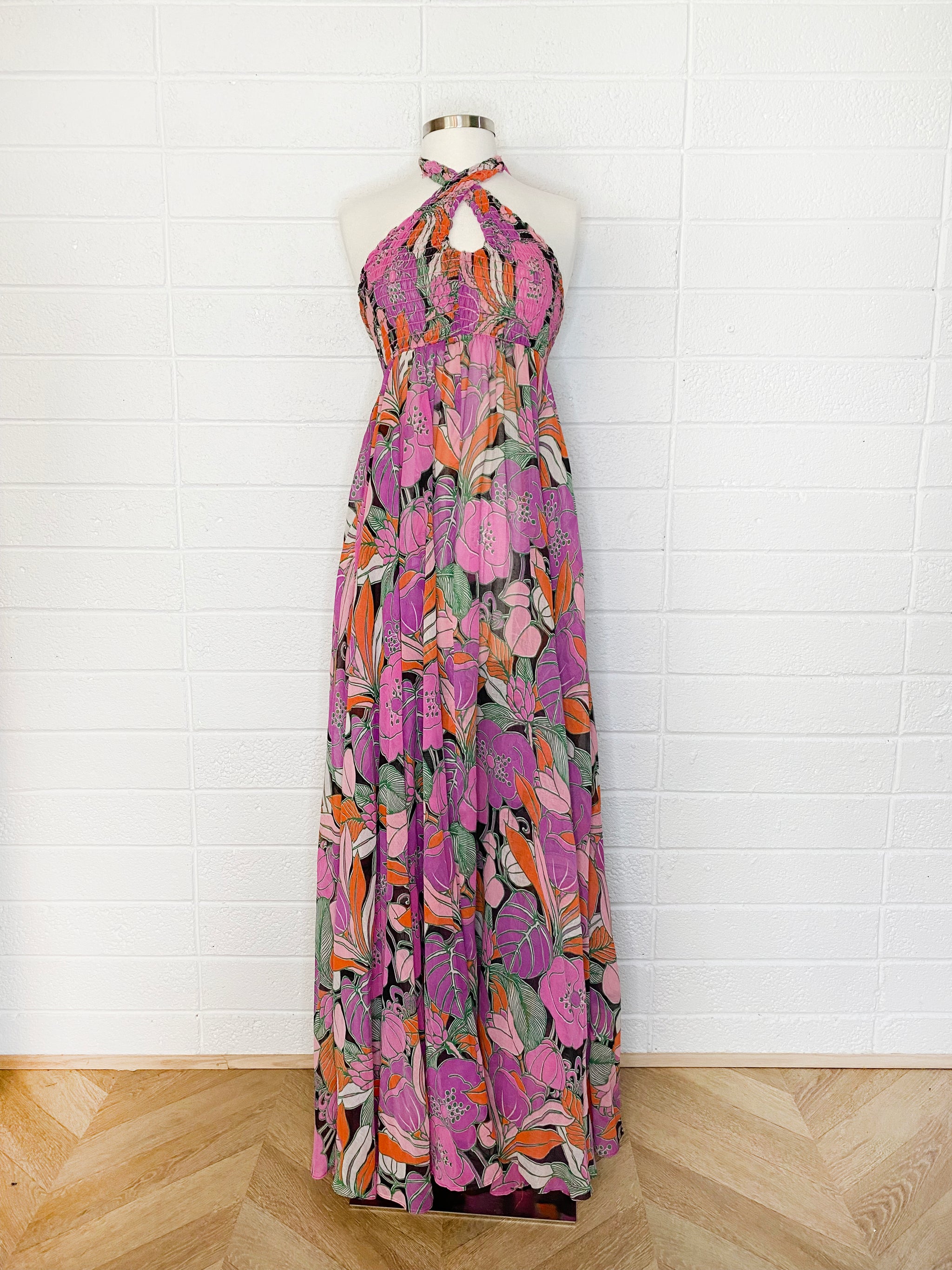 Vintage Gauze Halter Dress | Vintage